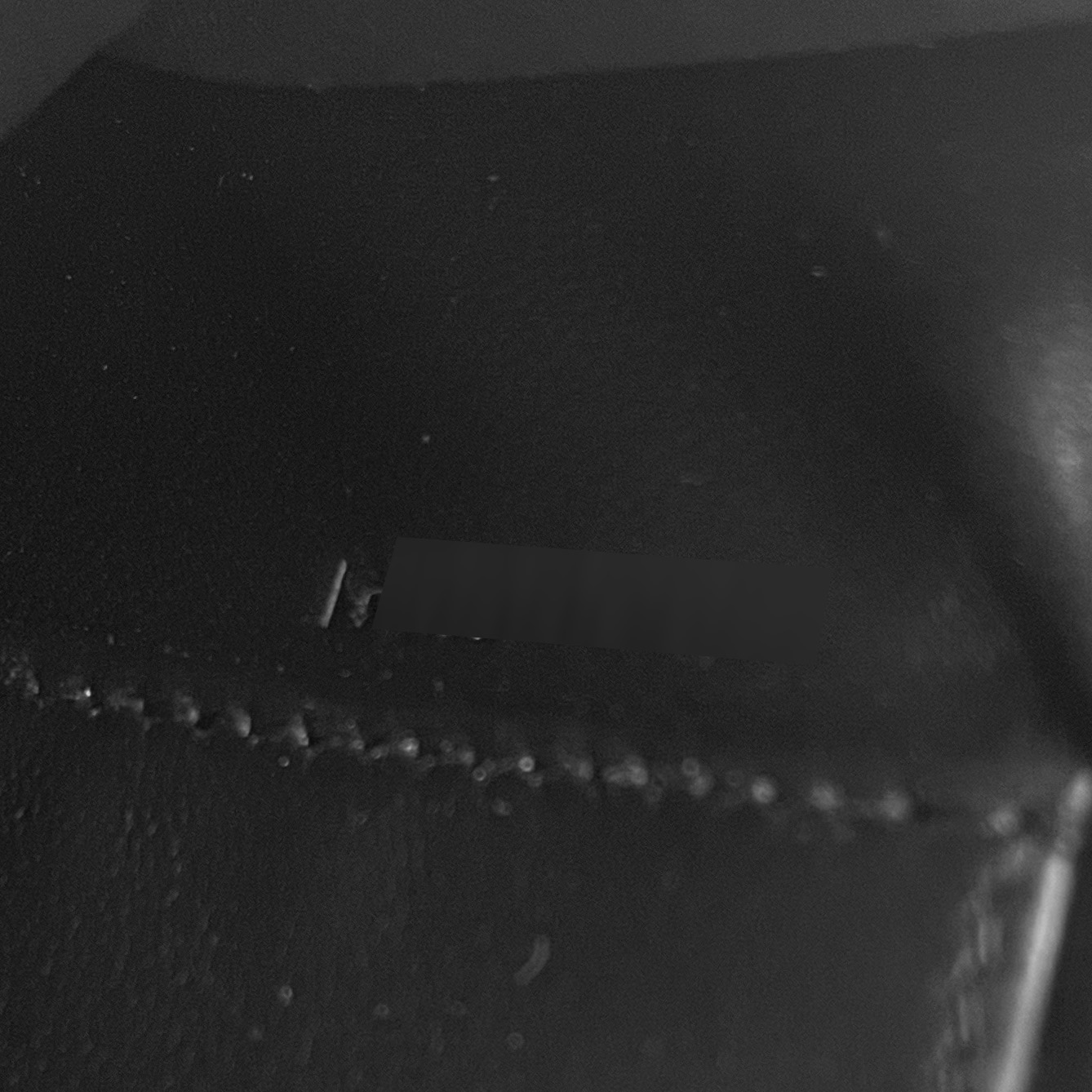 Sac à main Hermès  Kelly Elan en cuir Mysore noir - Detail D4