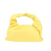 Bolso de mano Bottega Veneta  The Shoulder Pouch en cuero amarillo - 360 thumbnail