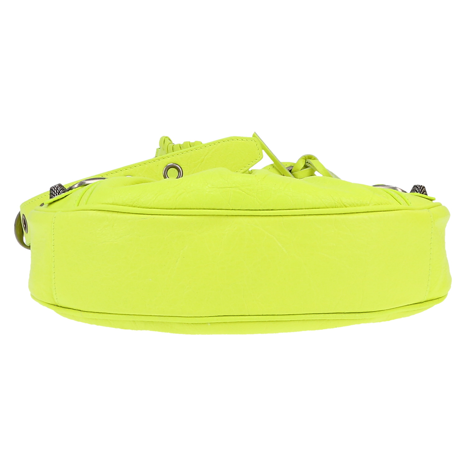 Sac bandoulière Balenciaga  Cagole en cuir jaune - Detail D1