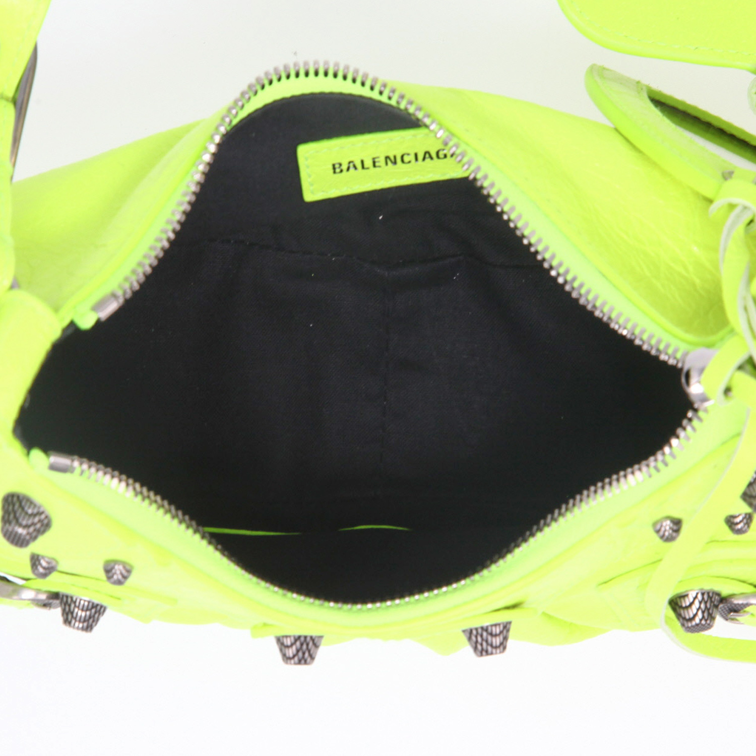 Bolso bandolera Balenciaga  Cagole en cuero amarillo - Detail D3