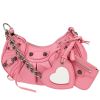 Balenciaga  Cagole handbag  in pink leather - 00pp thumbnail