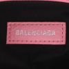 Bolso de mano Balenciaga  Cagole en cuero rosa - Detail D2 thumbnail