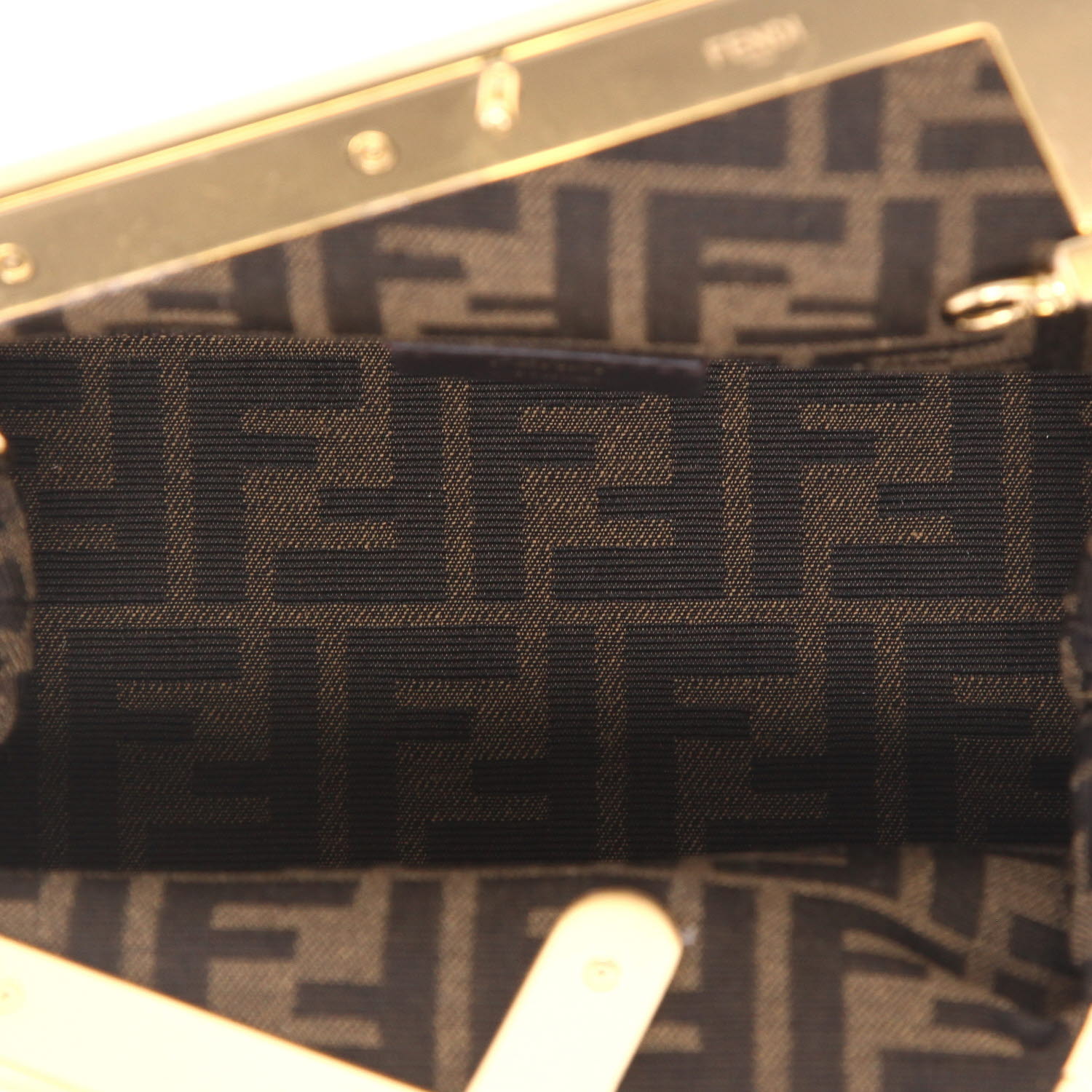 Borsa Fendi  First in pelle verde - Detail D3