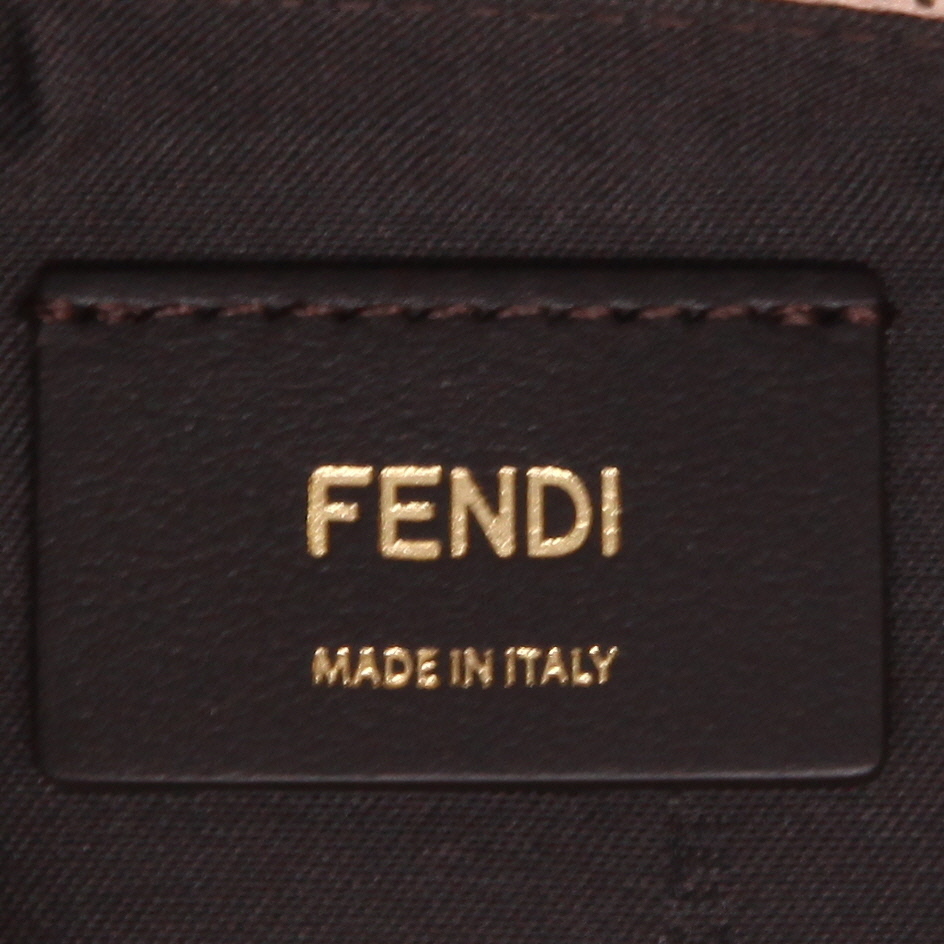 Fendi  Fendigraphy handbag  and pink smooth leather - Detail D2