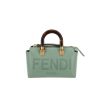 Fendi  By the way mini  shoulder bag  in green leather - 360 thumbnail