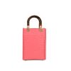 Bolso de mano Fendi  Sunshine mini  en cuero Monogram rosa - 360 thumbnail