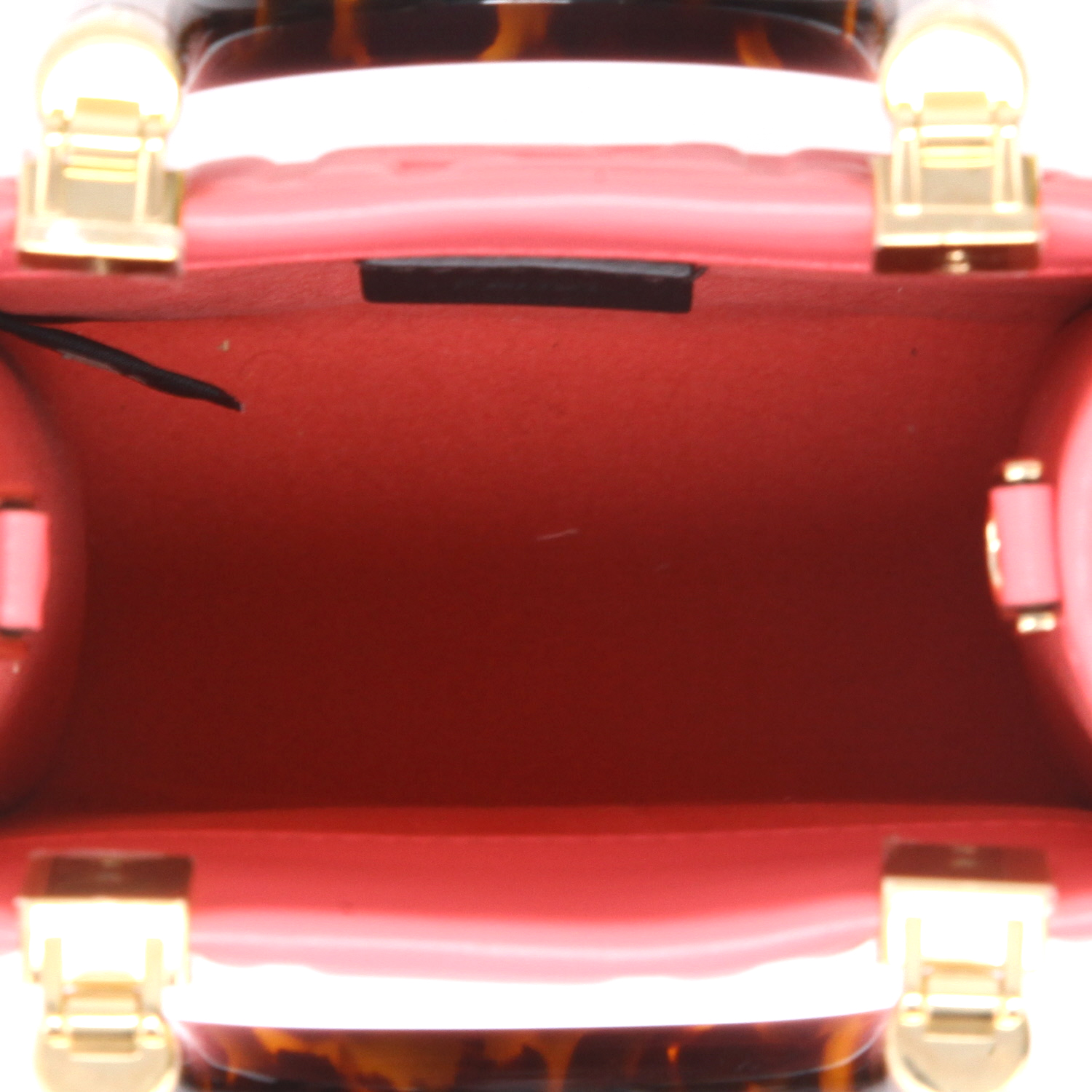 Bolso de mano Fendi  Sunshine mini  en cuero Monogram rosa - Detail D3