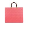 Fendi  Sunshine shopping bag  in pink monogram leather - 360 thumbnail