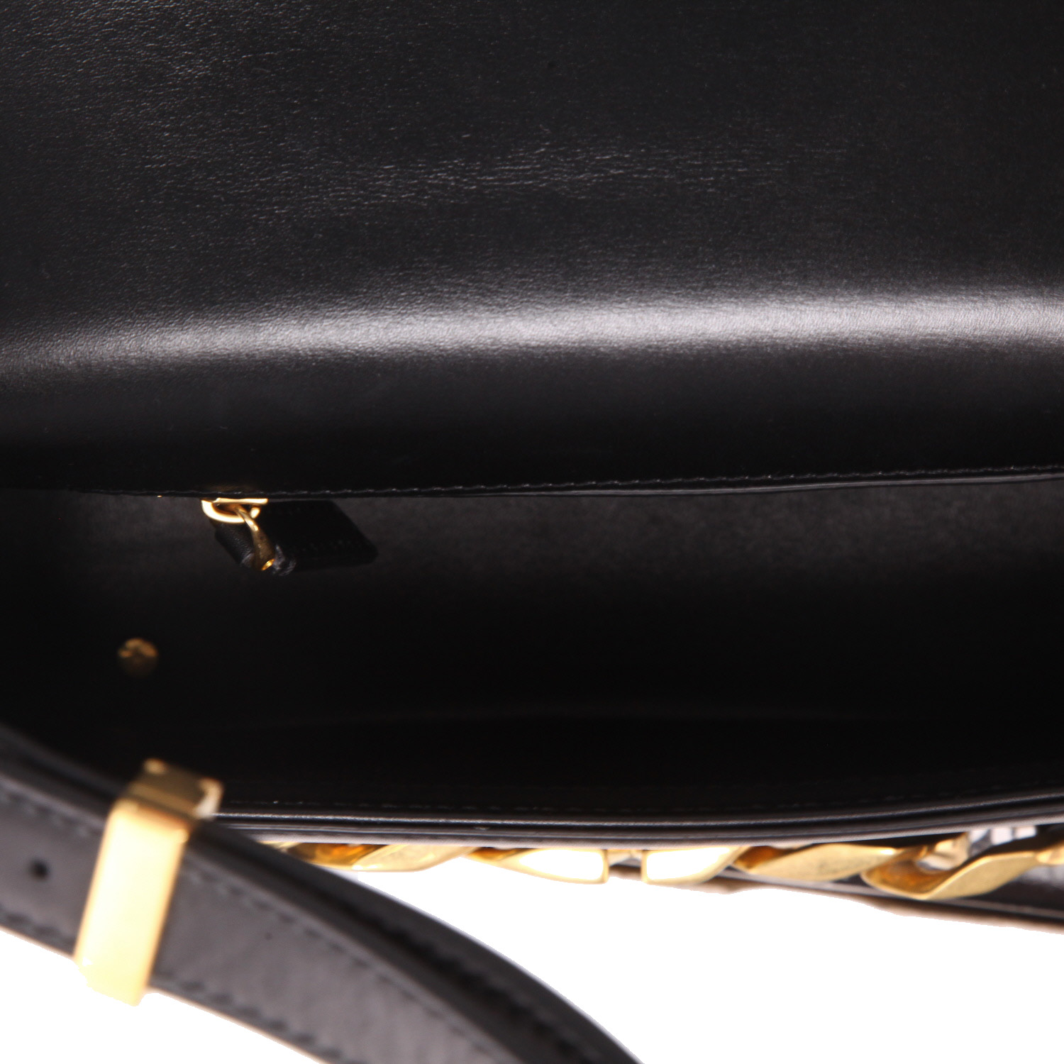 Valentino Garavani   handbag  in black smooth leather - Detail D3