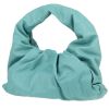 Bottega Veneta  Shoulder Pouch handbag  in turquoise leather - 00pp thumbnail