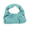 Bottega Veneta  Shoulder Pouch handbag  in turquoise leather - 360 thumbnail