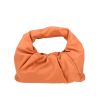 Bottega Veneta  Shoulder Pouch handbag  in orange leather - 360 thumbnail