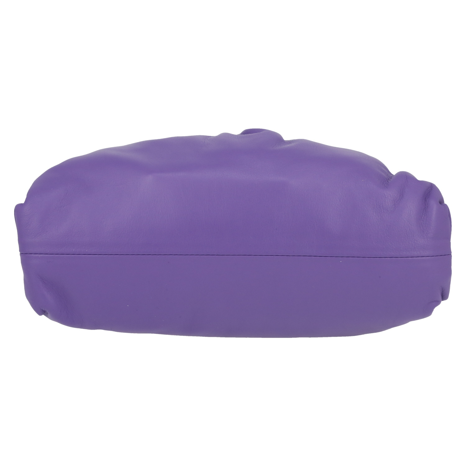 Bottega Veneta  Pouch handbag/clutch  in purple leather - Detail D1