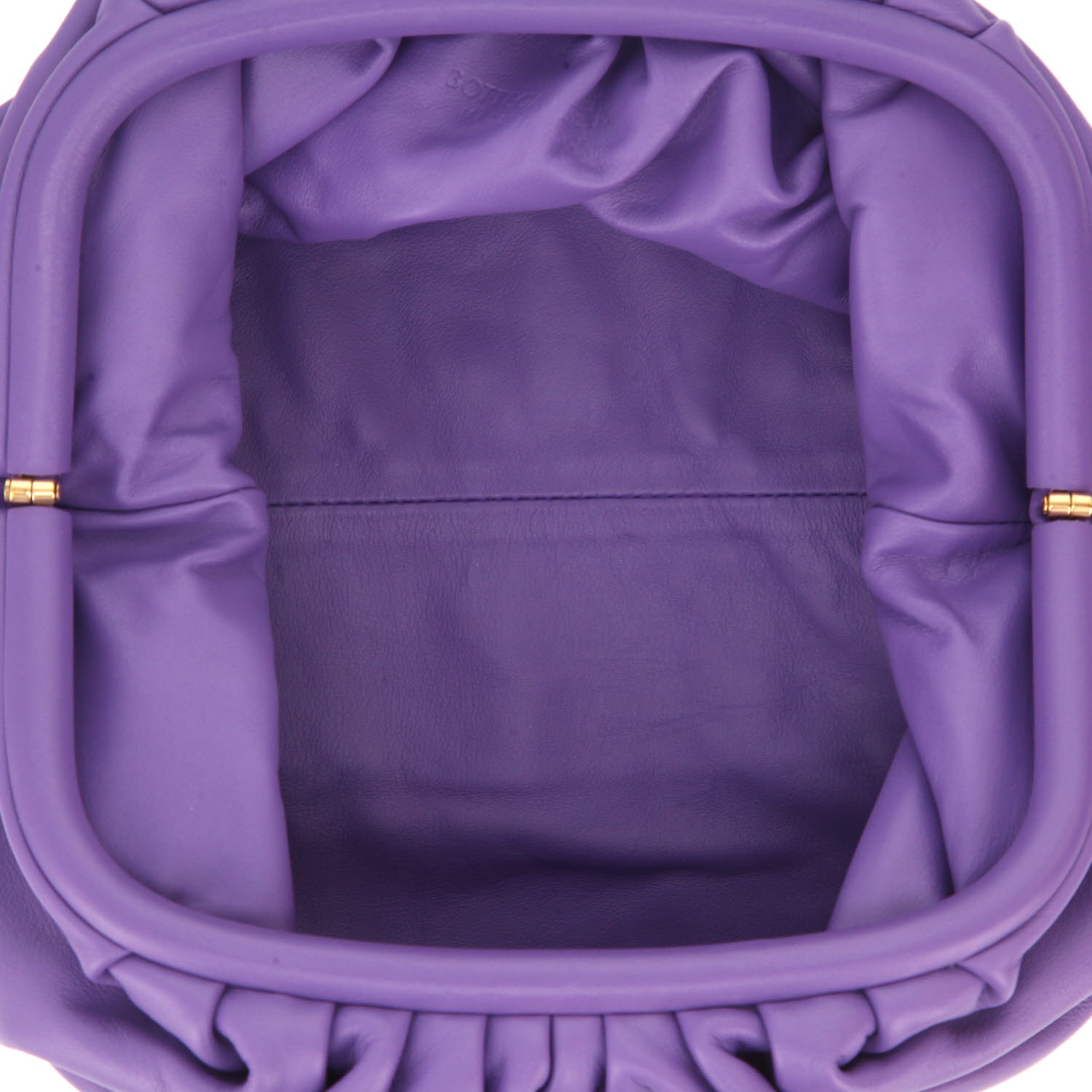 Sac/pochette Bottega Veneta  Pouch en cuir violet - Detail D3