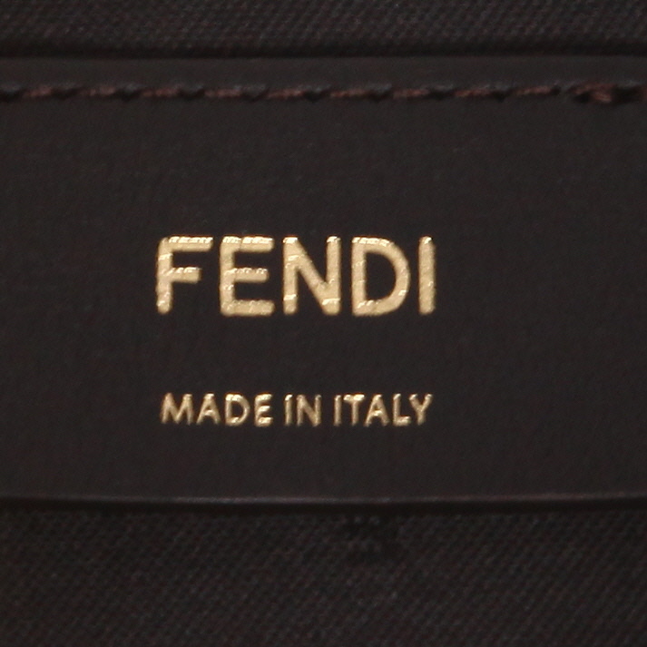 Fendi  Fendigraphy handbag  in green leather - Detail D2