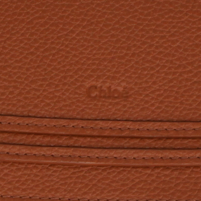 Shopping bag Chloé  Marcie in foglie di palma intrecciate e pelle gold - Detail D2