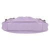 Balenciaga  Cagole mini  shoulder bag  in purple leather - Detail D1 thumbnail