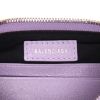 Bolso bandolera Balenciaga  Cagole mini  en cuero violeta - Detail D2 thumbnail