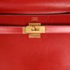 Hermès  Kelly 32 cm handbag  in red Vif box leather - Detail D2 thumbnail