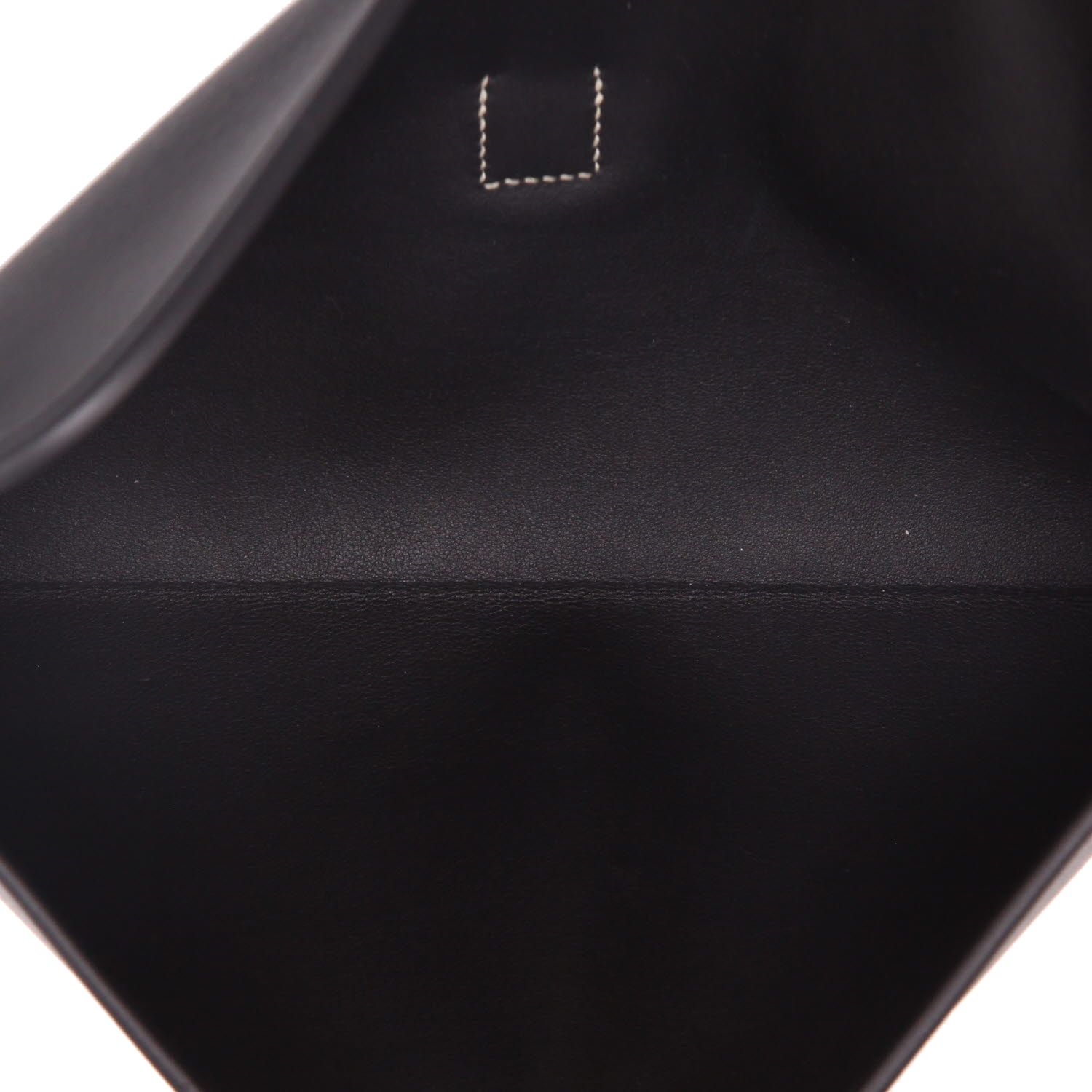 Pochette Hermès  Jige in pelle Swift nera e lucertola - Detail D3