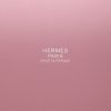 Bolso de mano Hermès  Picotin en cuero swift rosa y blanco - Detail D2 thumbnail