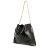 Shopping bag Saint Laurent  Suzanne Hobo in pelle nera - 00pp thumbnail