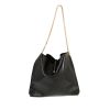 Saint Laurent  Suzanne Hobo shopping bag  in black leather - 360 thumbnail
