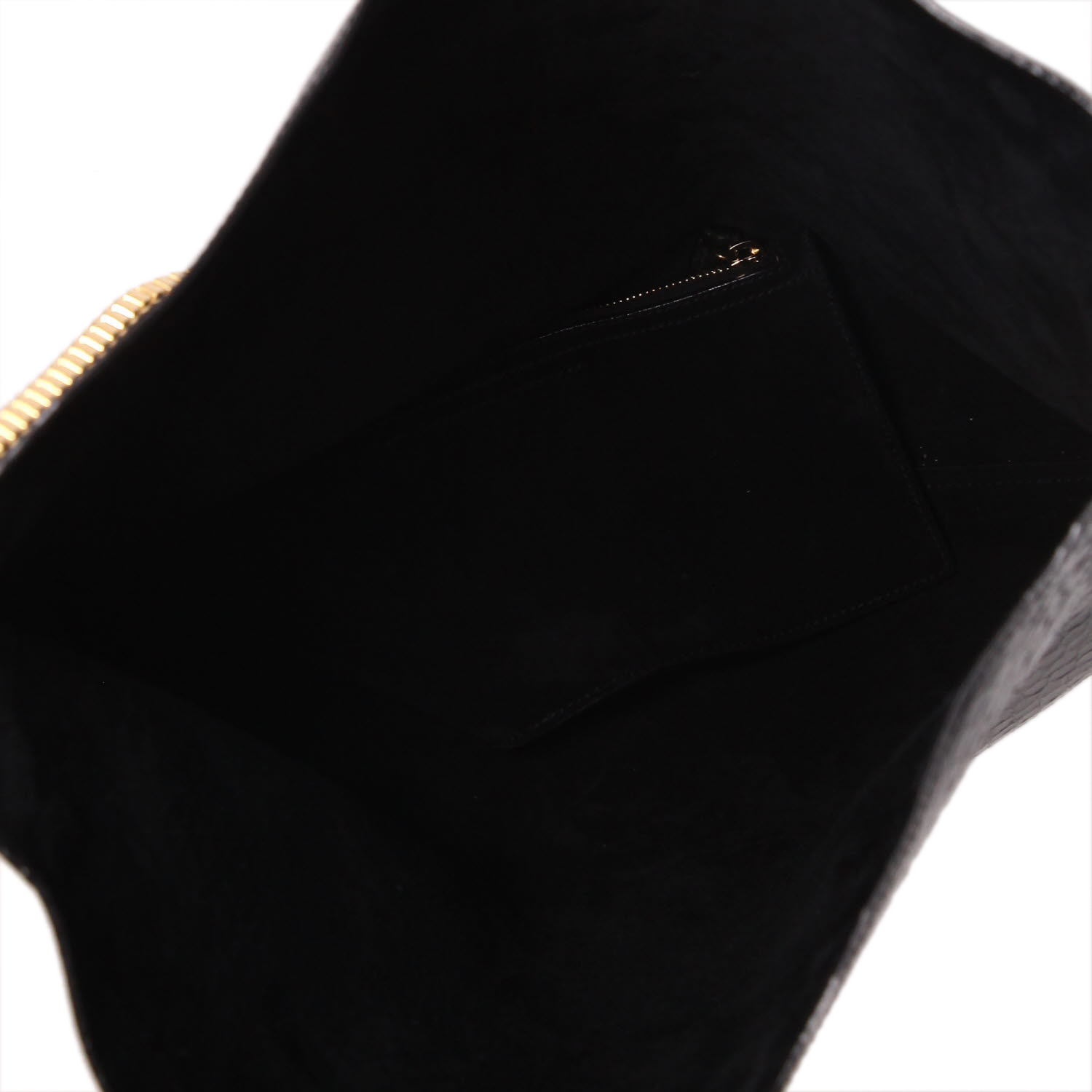 Bolso Cabás Saint Laurent  Suzanne Hobo en cuero negro - Detail D3