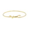 Bracciale a cerchio apribile Tiffany & Co Olive Leaf in oro giallo - 00pp thumbnail