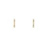 Tiffany & Co Clé Fleur de Lys small earrings in yellow gold and diamonds - 00pp thumbnail