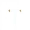 Paire de puces d'oreilles Tiffany & Co Clé Fleur de Lys en or jaune et diamants - 360 thumbnail
