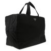 Prada   shopping bag  in black canvas - Detail D3 thumbnail