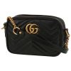 Bolso bandolera Gucci  GG Marmont Camera en cuero negro - 00pp thumbnail