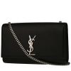Saint Laurent  Kate shoulder bag  in black grained leather - 00pp thumbnail