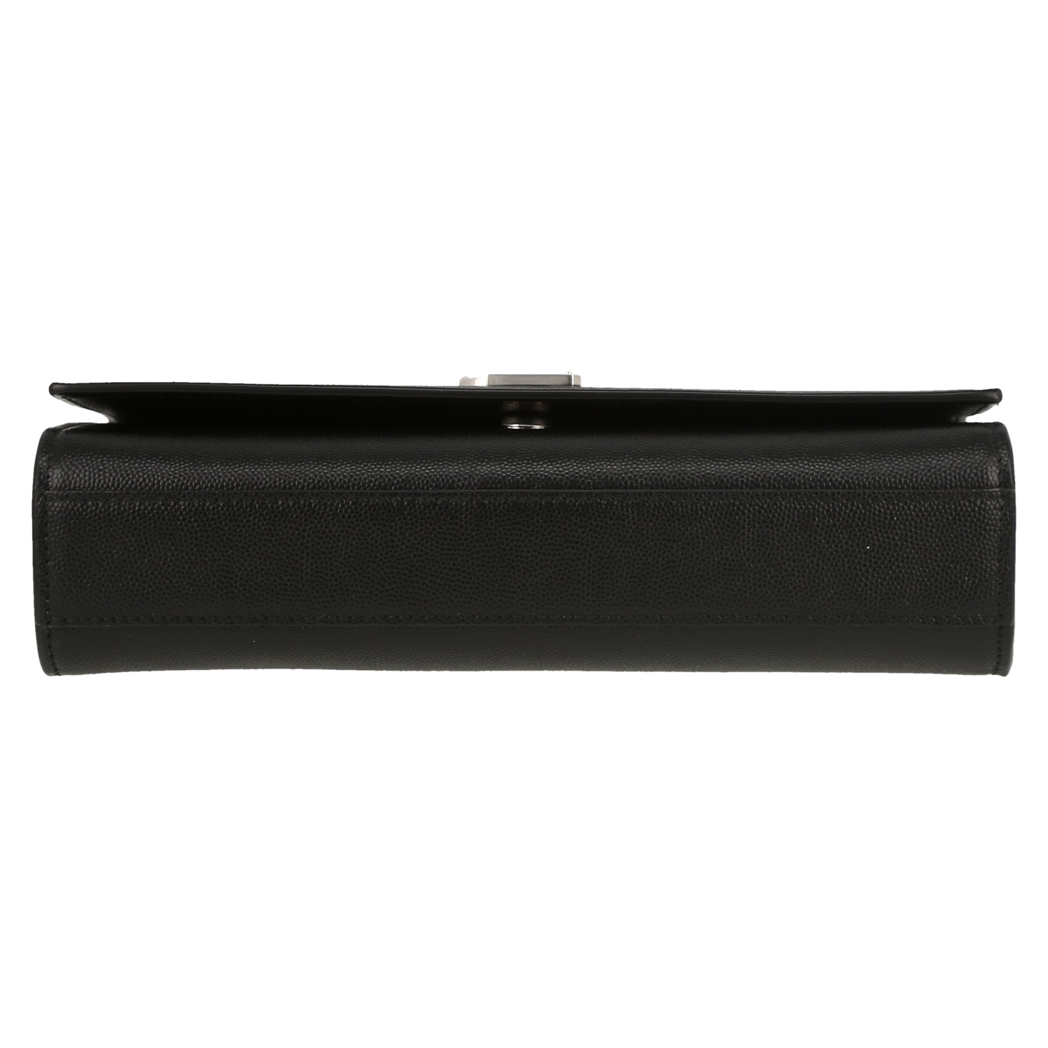 Borsa a tracolla Saint Laurent  Kate in pelle martellata nera - Detail D1