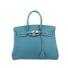 Bolso de mano Hermès  Birkin 35 cm en cuero togo azul - 360 thumbnail