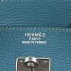 Bolso de mano Hermès  Birkin 35 cm en cuero togo azul - Detail D2 thumbnail
