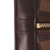Louis Vuitton  Alma small model  handbag  in ebene damier canvas  and brown leather - Detail D2 thumbnail