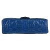 Chanel  2.55 Baguette handbag  in blue patent quilted leather - Detail D1 thumbnail
