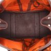 Hermès  Garden shopping bag  in brown leather - Detail D3 thumbnail