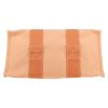 Bolso Cabás Hermès  Toto Bag - Shop Bag en lona naranja - Detail D1 thumbnail