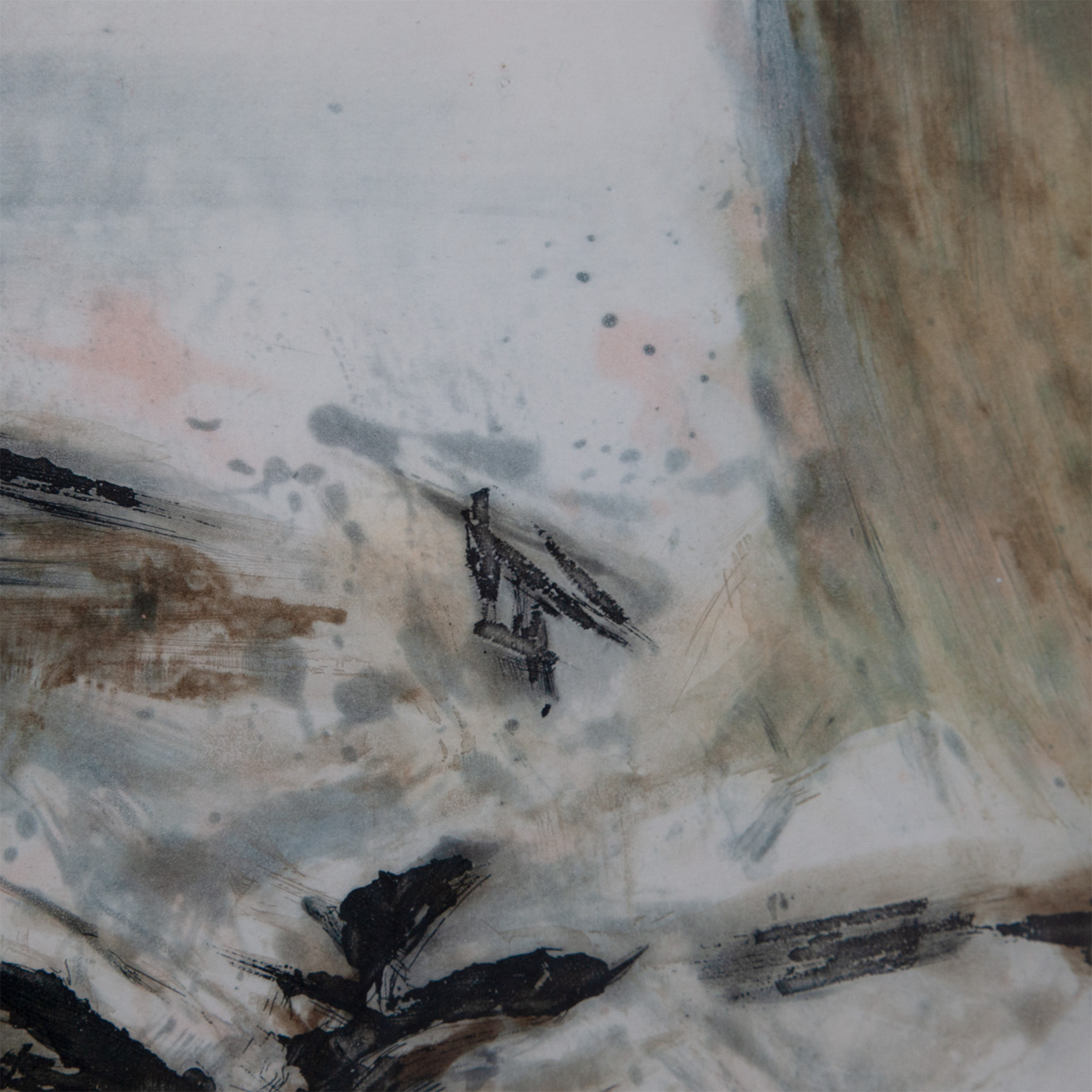 Zao Wou-Ki (1920-2013), Sans titre - 1974 - Detail D1