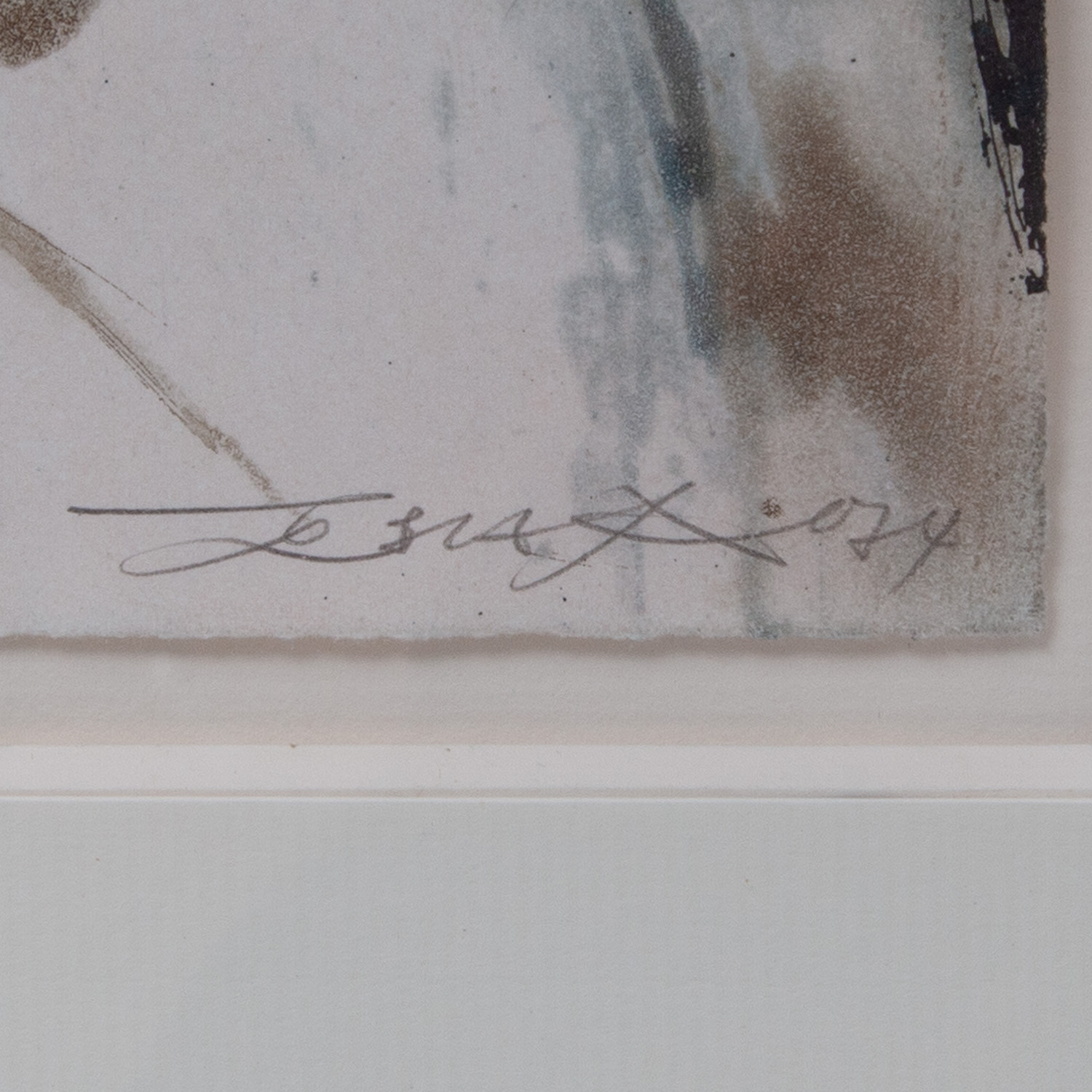 Zao Wou-Ki (1920-2013), Sans titre - 1974 - Detail D4