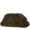 Bottega Veneta  Pouch handbag/clutch  in khaki smooth leather - 00pp thumbnail