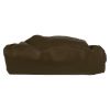 Bottega Veneta  Pouch handbag/clutch  in khaki smooth leather - Detail D1 thumbnail