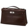 Hermès  Kelly - Clutch pouch  in brown niloticus crocodile - 00pp thumbnail