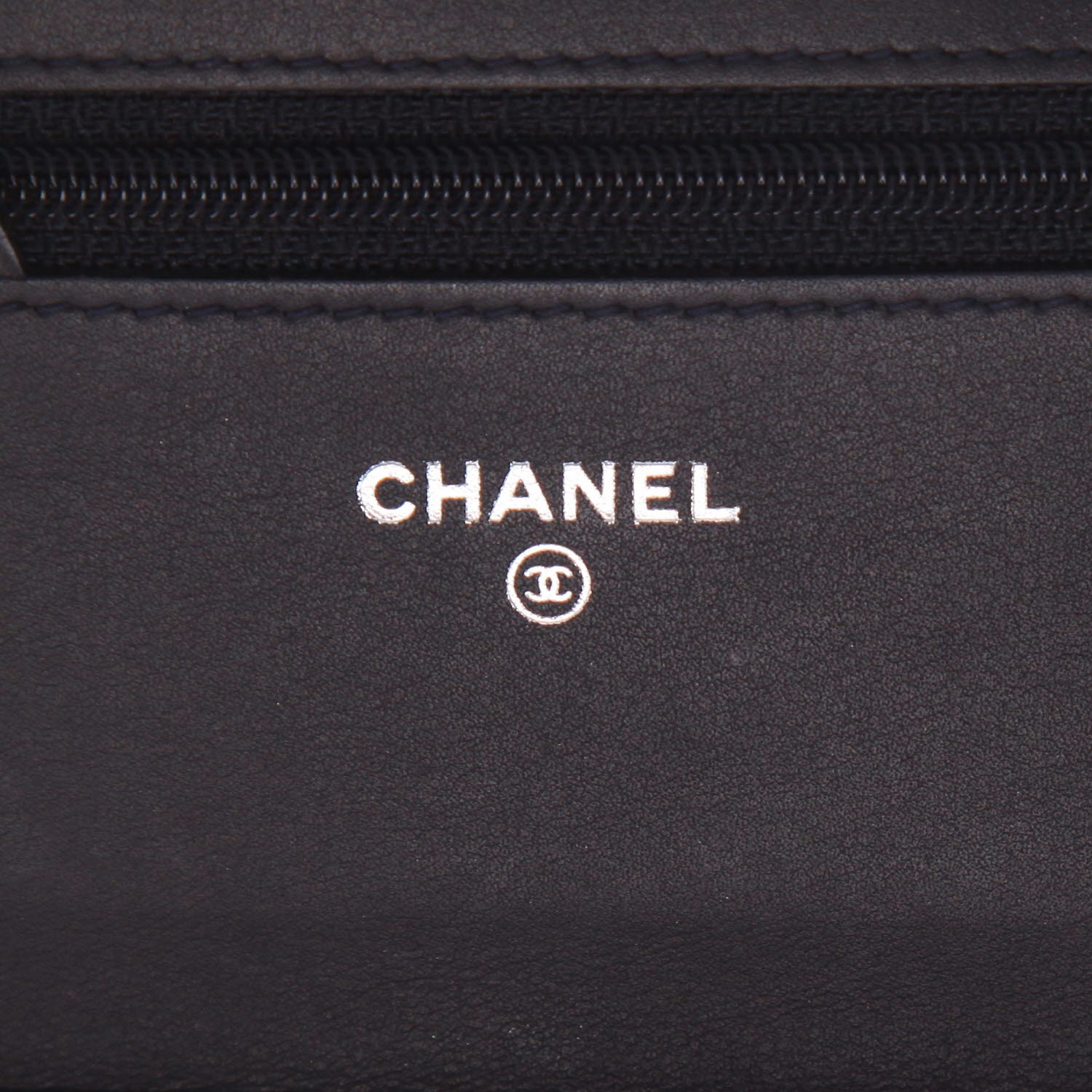 Chanel  Wallet on Chain shoulder bag  in black python - Detail D2