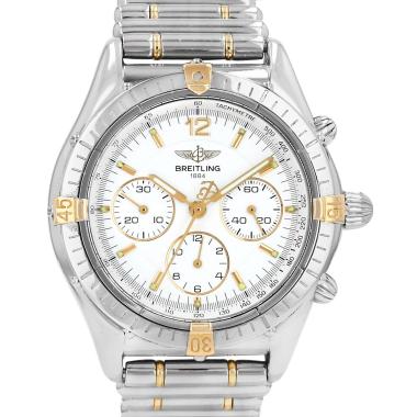 Orologio Breitling Chrono Cockpit in acciaio e oro placcato Ref: Breitling - B30011  Circa 1990