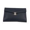 Prada   briefcase  in navy blue leather saffiano - 360 thumbnail