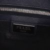 Prada   briefcase  in navy blue leather saffiano - Detail D2 thumbnail